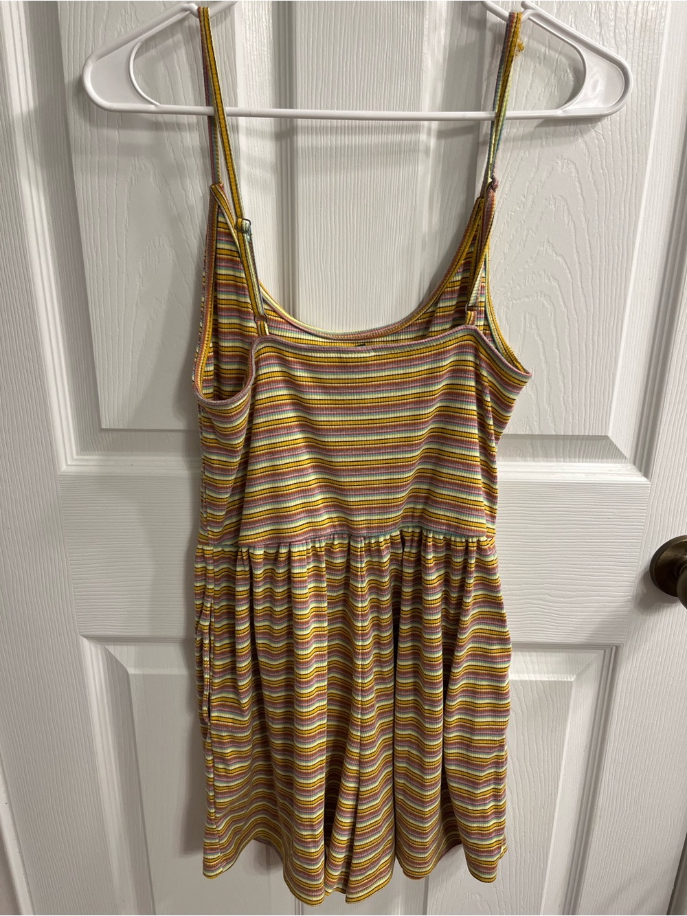 Wild Fable Multicolor Ribbed Striped Tank Romper - Picture 2 of 5